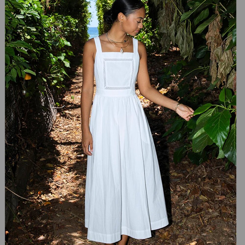 Gorgeous Cotton Freja Dress White Ciao Lucia XS